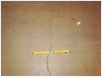 Cracked Floor Slab